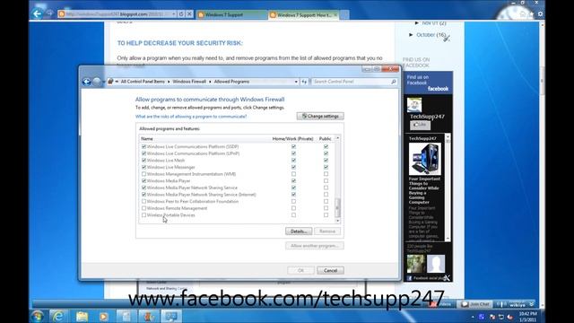 How to Add or Remove a Windows Firewall Exception in Windows 7