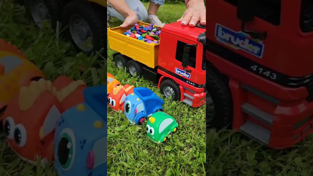 Что везет грузовик? Игры в #машинки #длядетей #игрушкидлядетей #капукикануки #детскийканал