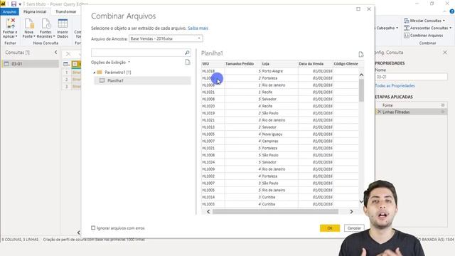 Como IMPORTAR TODOS OS ARQUIVOS de uma PASTA no Power BI