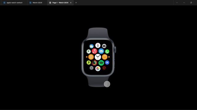 Apple Watch UI/UX Prototype in Figma #figmaprototype #figma #applewatchui #applewatchdesign #ui/ux