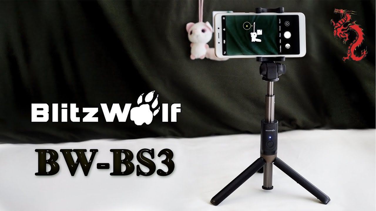 BlitzWolf BW-BS3 //3-в-1: селфи-монопод, штатив и BT пульт