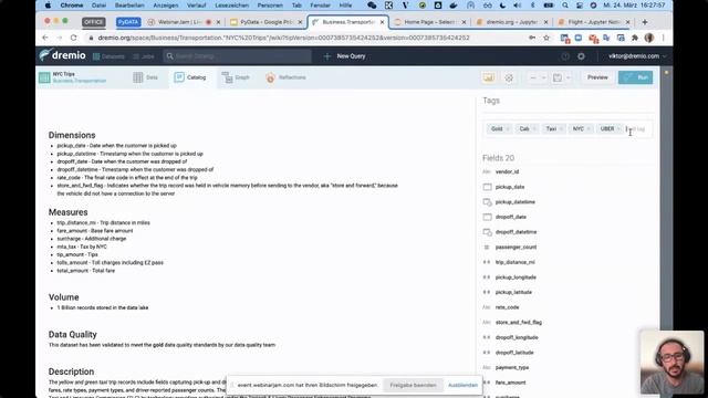 Separation of Data Tier and Zero Copy Powered by Apache Arrow & Flight and Dremio