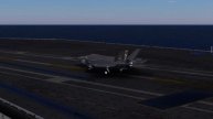 F-35C landing on USS Gerald R. Ford CVN-78 carrier #battlepenguin