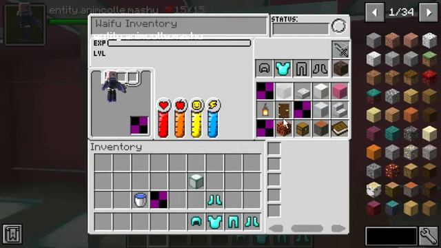 Inventory Test || AnimColle Legacy version 1.2.0 for Minecraft 1.16.4