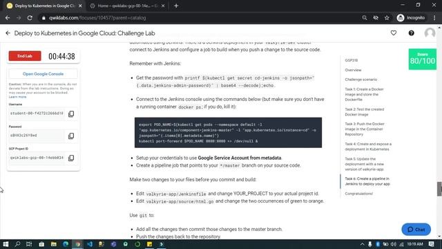 Deploy to Kubernetes in Google Cloud: Challenge Lab | GoogleCloudReady Facilitator Program