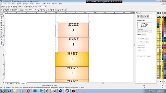 making 2d map in corel draw hindi tutorial
