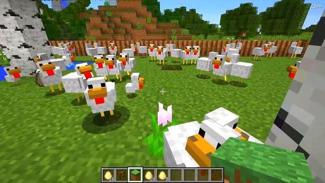 100 КУРИЦ, УГАДАЙ И НАЙДИ ФЕЙК КУРИЦУ В МАЙНКРАФТ! ПРЯТКИ, МАСКИРОВКА, ТРОЛЛИНГ MINECRAFT