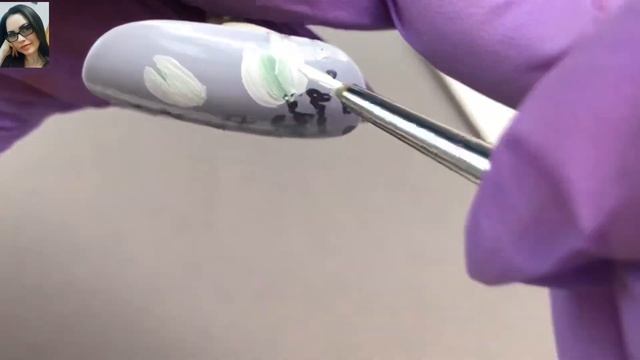 Подснежник на ногтях пошагово?Про стемпинг ? Фишки и секретики удобного рисования