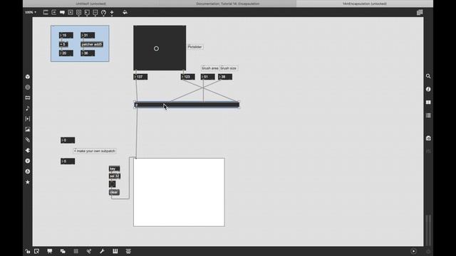 Max/Msp/Jitter - урок 14. Энкапсуляция. Encapsulation. ?