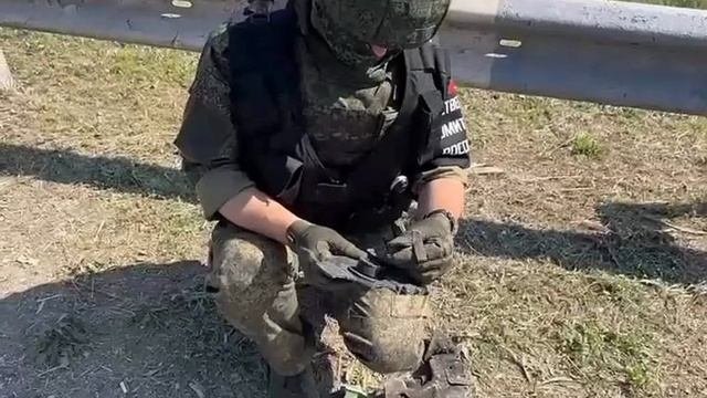 СКР нашел поражающие элементы на месте обстрела в городе Запорожской области