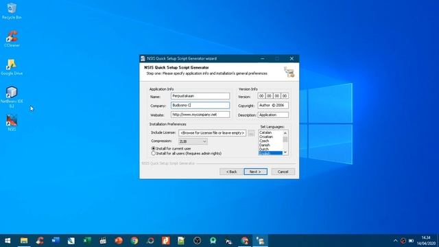 Bagian 08 Membuat Setup Installer Deployment dengan NSIS