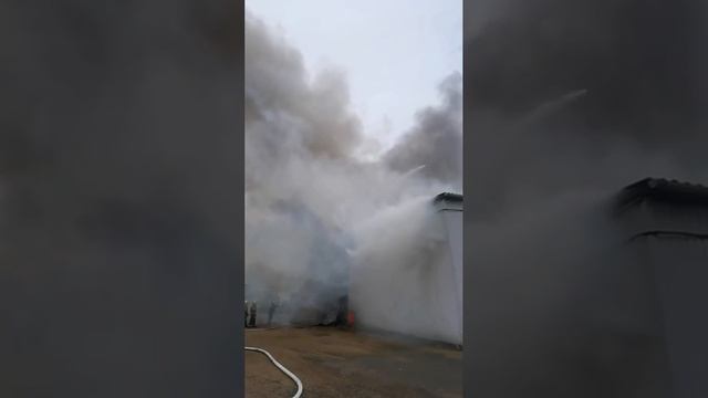 🔥В Сергиевом Посаде крупный пожар🔥