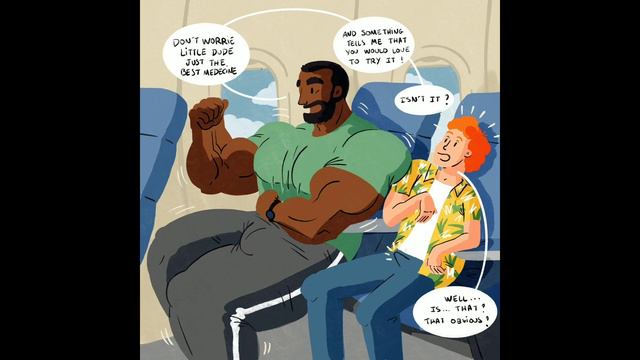 Airplane muscle growth