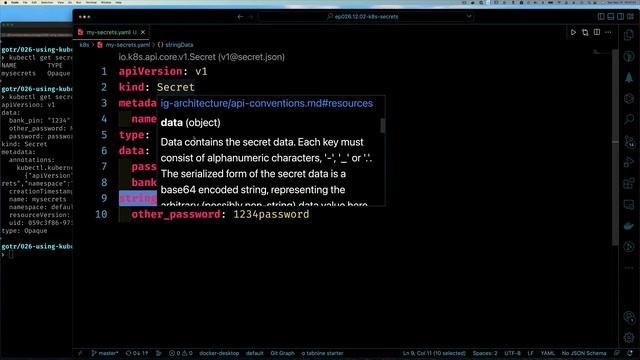 ep26.12.2 - Defining and Using Kubernetes Secrets