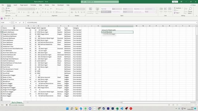 How To Count Blank Cells In Excel Data