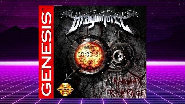 DragonForce - Through The Fire And Flames 16 bit cover Sega Mega Drive  Sega Genesis