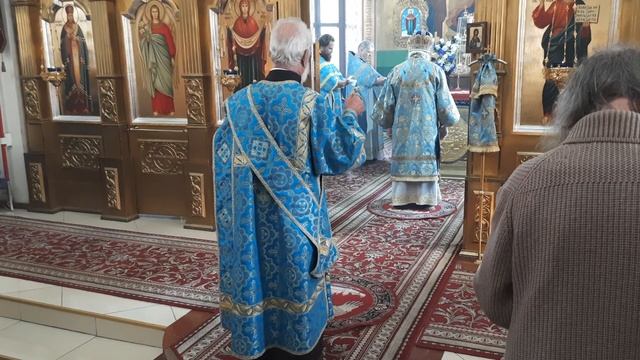 ПРЕСТОЛЬНЫЙ ПРАЗДНИК.    Литургия.14.10.23г. Храм Покрова Богородицы. Прим. край. Г. Уссурийск.