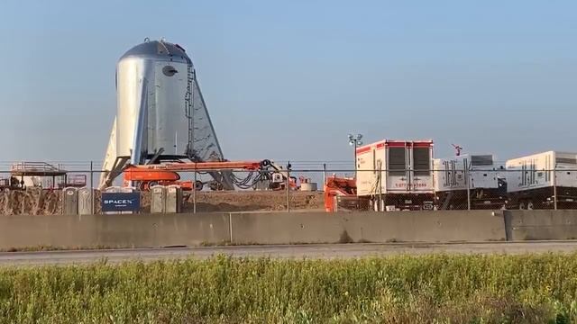 Live stream from SpaceX Boca Chica launch pad Monday 3/25