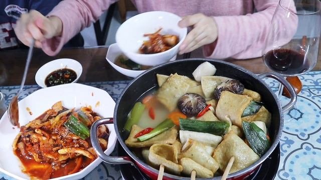 Sub) vlog | 장조림낫또버터밥, 어묵탕, 오징어볶음, 땡초김밥, 들기름 명란파스타 해먹고 녹차카페라떼 만들어 먹는 브이로그