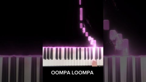 🍫OOMPA LOOMPA | Wonka на пианино #shorts