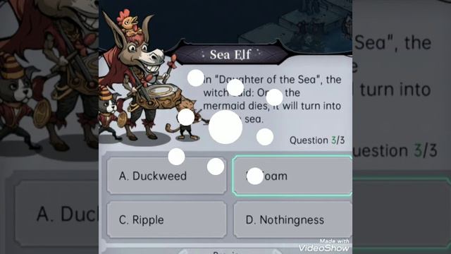 Tales of Grimm: Answers to Sea Elf's questions