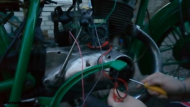#15 Результат регулировки зажигания Иж 56, 6в, Планета. Инструменты
