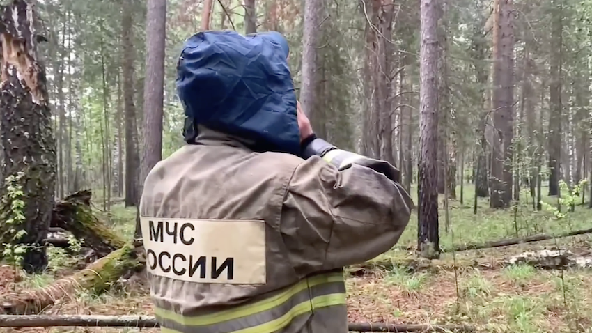 Сотрудники МЧС ищут пропавших детей в Свердловской области