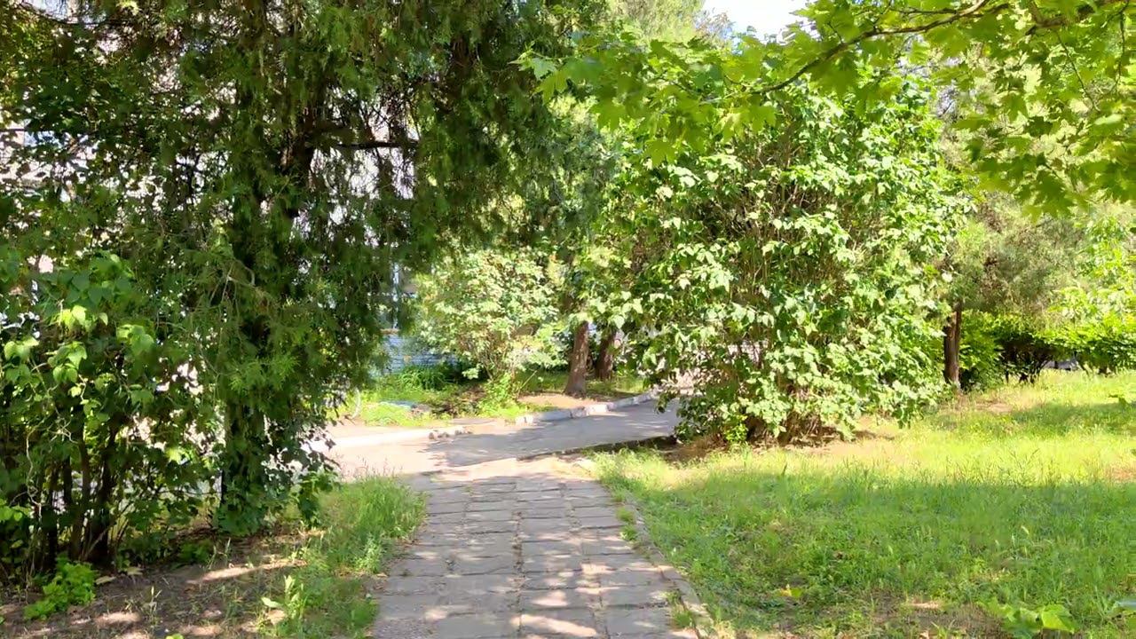 Прогулка по Днепрорудному 17. 06. 2023.  Второй микрорайон. Видео 5.