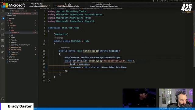 Secure .NET SignalR apps with Azure AD ft Brady Gasger