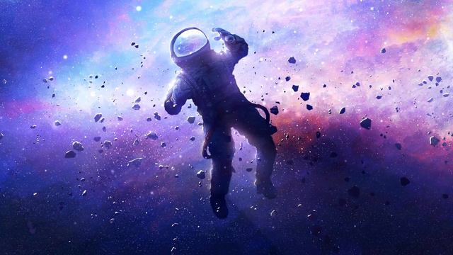 Космонавт в Открытом Космосе | An Astronaut Flounders in Outer Space - Живые Обои