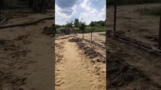 Как залить бетон, если нет подъездных путей для миксера⁉️