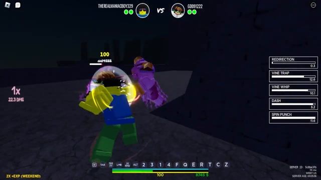 Roblox is Unbreakable Spin and Hermit Purple is cursed beyond human comprehension
