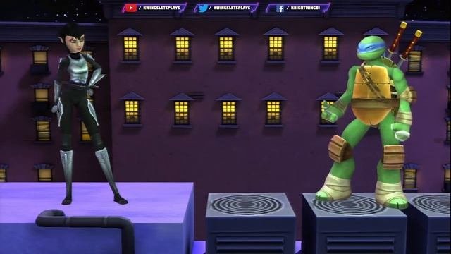 Teenage Mutant Ninja Turtles: Danger of the Ooze Walkthrough Part 3 Rooftops  the Docks! PS3