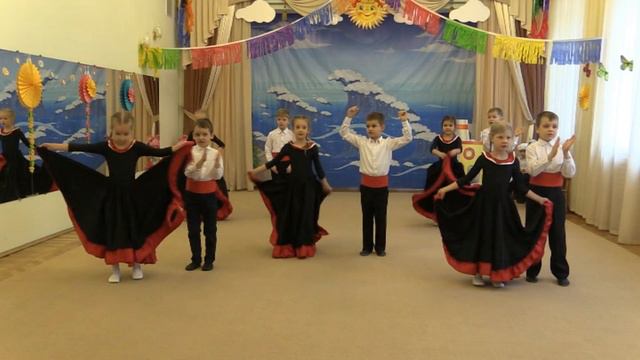 Испанский танец (подготовительная группа)