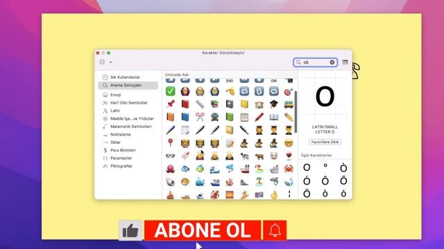 MacBook Emoji Klavyesi Nasıl Kullanılır?