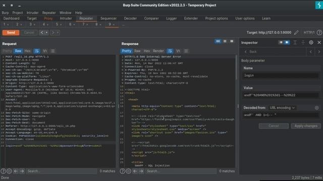 Hacking bWAPP #16 SQL Injection ( Login Form/User ) ? #bWAPP