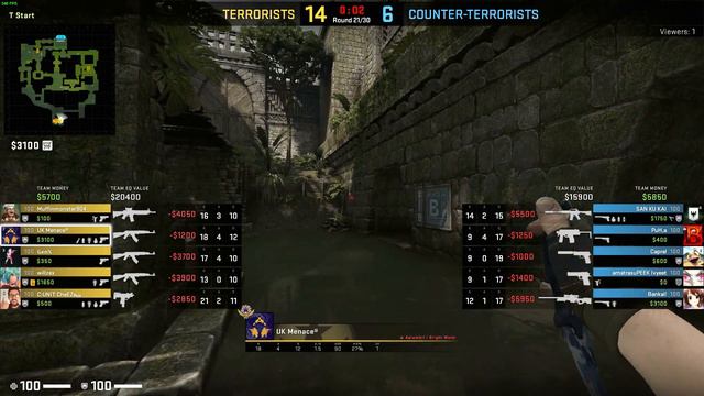 CSGO AK47 Nightwish MW Ancient 7k Comp 2 rounds Minimal Wear Showcase