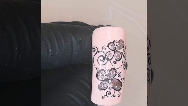 ДИЗАЙН НОГТЕЙ ХРУСТАЛЬНЫЕ ЦВЕТЫ