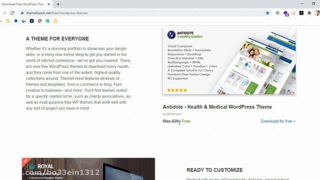 free download in themeforest | دانلود رایگان تم فارست