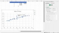 Line of Best Fit - Excel Chart | Plus Understanding the y=x Equation