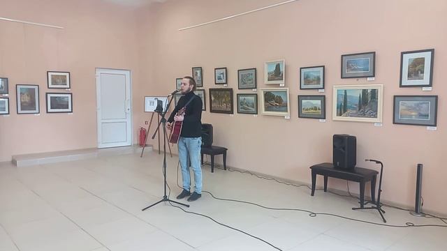 Открытие выставки "Контрасты" Ирины Ерошкиной и Василия Старцева