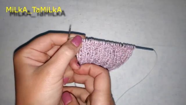 Ажурная Резинка Спицами | Openwork Elastic Knitting