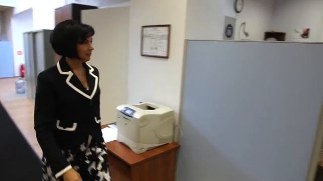 Блондинка проходит собеседование