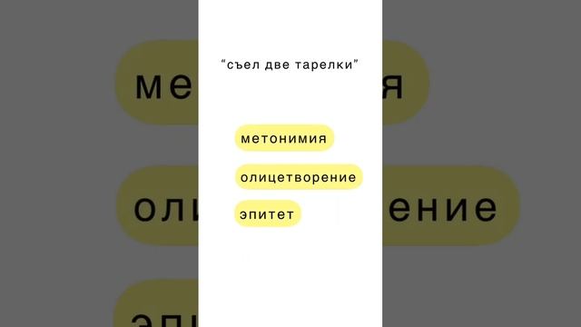 ЕГЭ по русскому языку №26. Средства художественной выразительности (тропы)