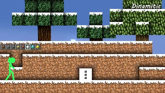 Stickman vs Minecraft: Enderman - Minecraft Animation
