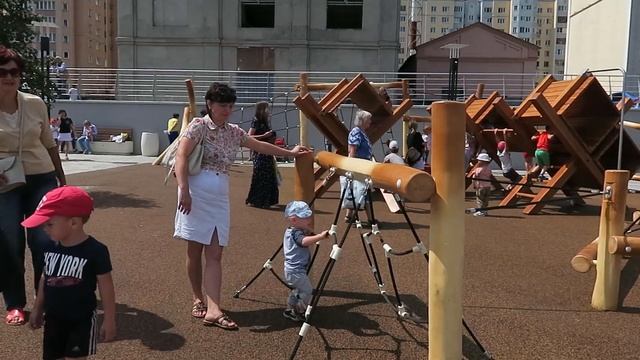 Обновленная набережная р. Оскол. 19.07.2019 г.