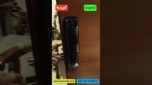 SmartX WiFi Face Recognition Door Lock with Camera & Video Doorbell Tuya or Smart Life App