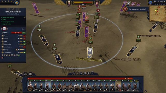Unforgiving fight. Total War: PHARAOH