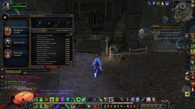World of Warcraft Return to Karazhan: The Tower of Power Dungeon Legion Quest Guide