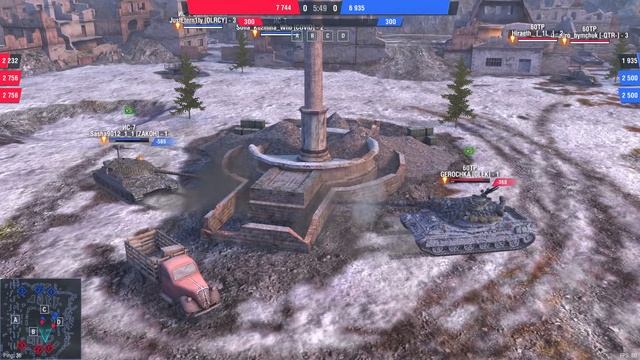 PvPветка#21 | ТТ ПОЛЬШИ против ТТ СССР | 60TP vs ИС-7 | С 7 ПО 10 УРОВЕНЬ | WoT Blitz | Zlobina Liz